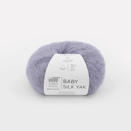 BABY SILK YAK - lawenda