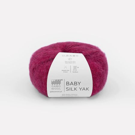 BABY SILK YAK - magneta