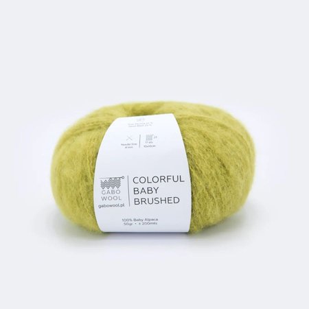 COLORFUL BABY BRUSHED - limonka