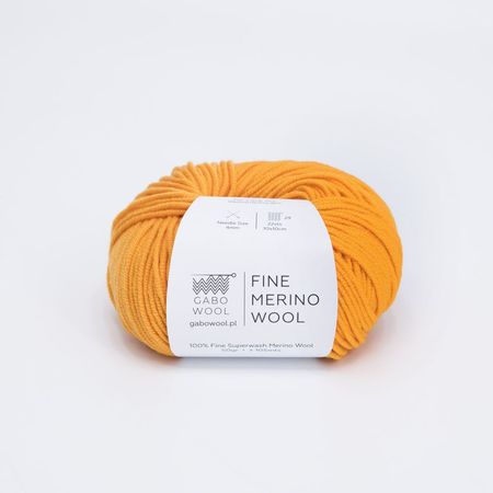 FINE MERINO WOOL - pomarańczowy