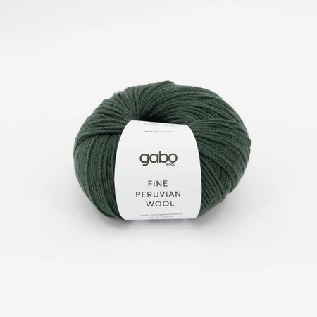 Fine Peruvian Wool leśna zieleń