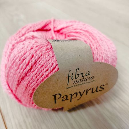 Fibra Natura Papyrus - malinowy róż