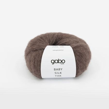 BABY SILK YAK - ziemisty brąz